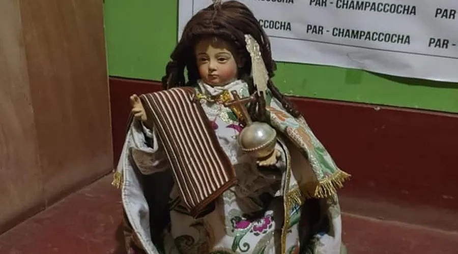 La imagen del Niño Jesús de Reyes. Crédito: Municipalidad distrital de San Jerónimo?w=200&h=150