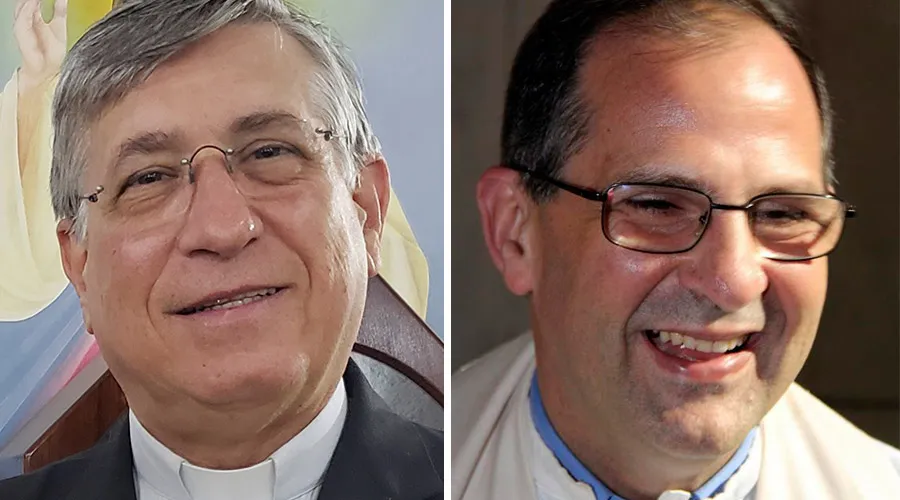 Mons. Enrique Parravano Marino (izquierda) - Mons. José Luis Corral (derecha) / Crédito: CEV y AICA
