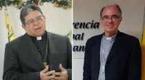 Mons. José Luis Azuaje (izquierda) y Mons. Jesús González (derecha) / Crédito: CEV (izquierda) y Diócesis de Barinas (derecha)