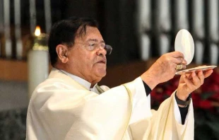 Cardenal Norberto Rivera. Foto: Basu00edlica de Guadalupe. 