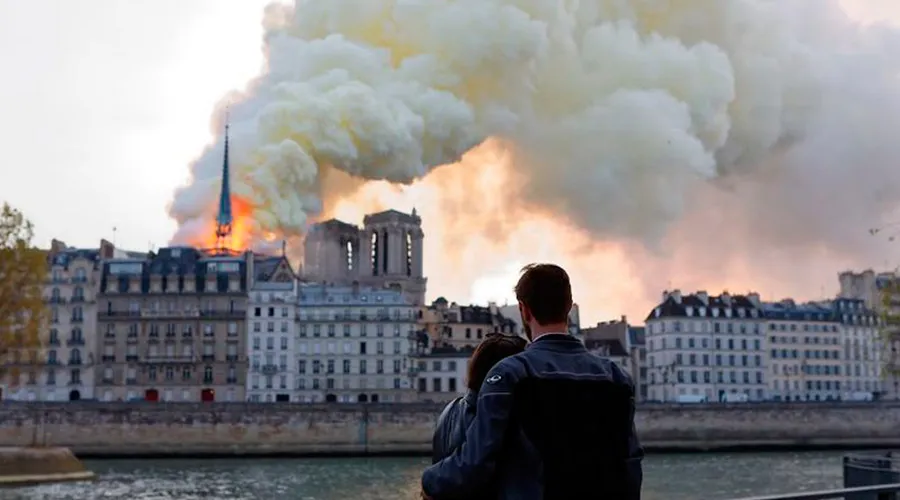 Incendio de la Catedral de Notre Dame / Crédito: Contenido publicado en el sitio web paris.fr