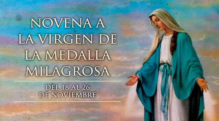 Virgen Milagrosa con medalla imagen