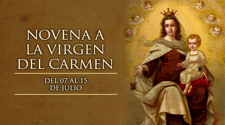 7 de julio: Se inicia la novena a la Virgen del Carmen