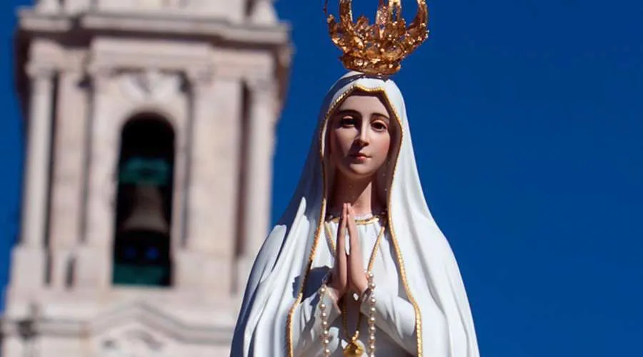 Nuestra Señora de Fátima. Crédito: Santuario de Fátima.