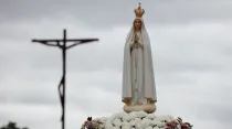 Virgen de Fátima. Crédito: Santuario de Fátima en Portugal.