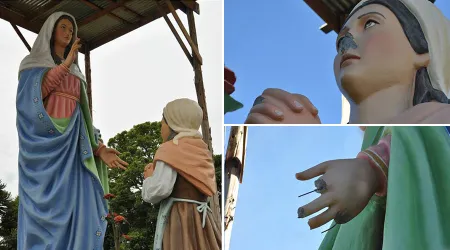 VIDEO: Profanan imagen de la Virgen María en Brasil