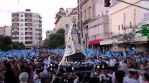 Procesión Nuestra Señora de las Mercedes / Foto: Facebook Nuestra Señora de la Merced Patrona de Tucumán