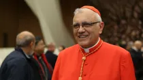 El nuevo Cardenal Baltazar Porras. Foto: Daniel Ibáñez / ACI Prensa