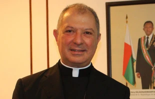Mons. Paolo Rocco Gualtieri. Cru00e9dito: Ministerio de Relaciones Exteriores de la Repu00fablica de Madagascar 
