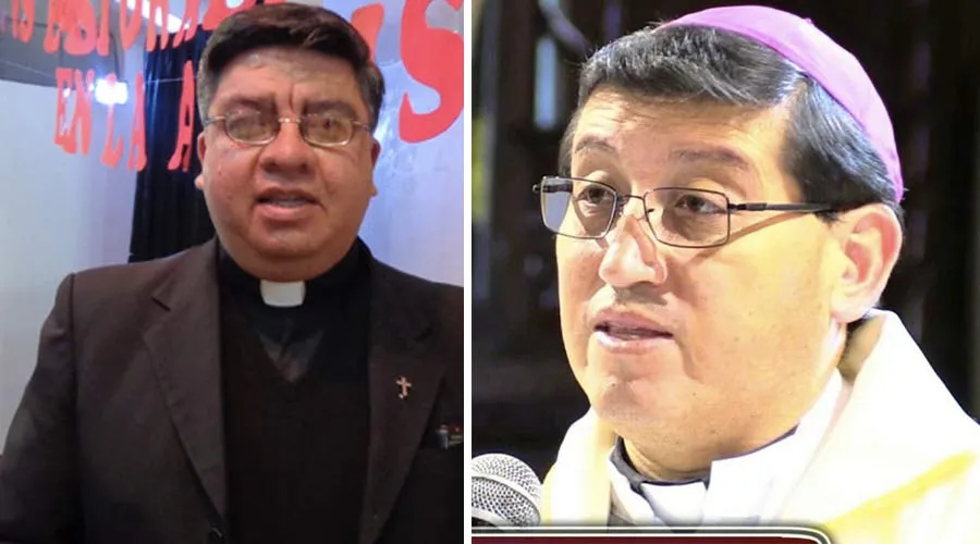 Los nuevos obispos, Giovani Edgar Arana y Mons. Skiper Bladimir. Fotos: Iglesia Bolivia y diócesis Babahoyo?w=200&h=150