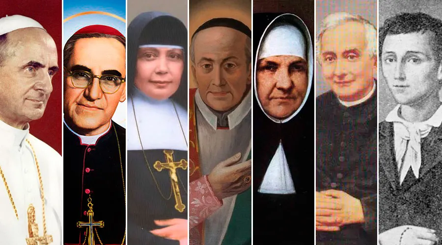 7 nuevos santos: Pablo VI, Monseñor Romero y la primera santa boliviana