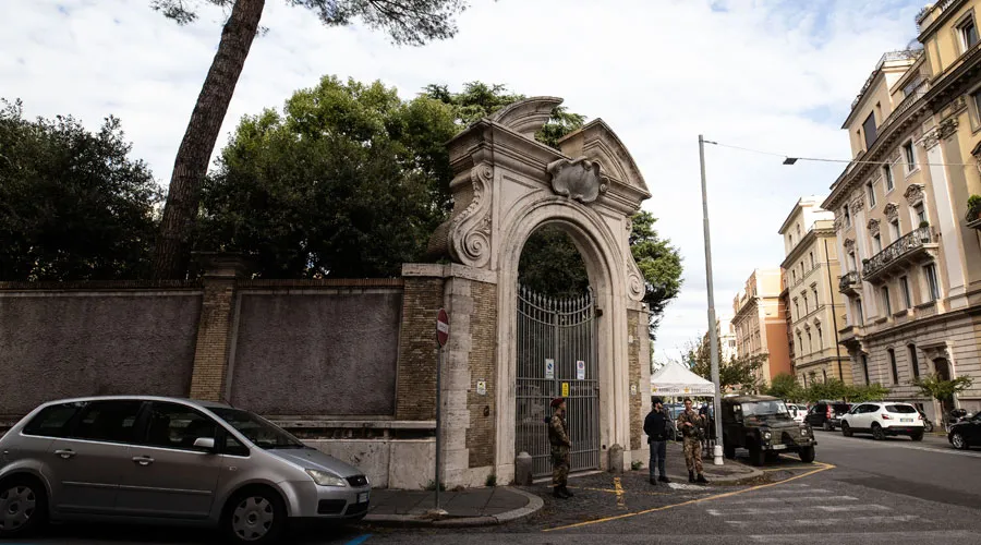 Nunciatura Apostólica en Italia. Foto: Daniel Ibáñez / ACI Prensa