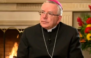 Nuncio Apostu00f3lico en Colombia, Mons. Luis Mariano Montemayor. Cru00e9dito: Twitter Noticias Caracol (captura de video) 