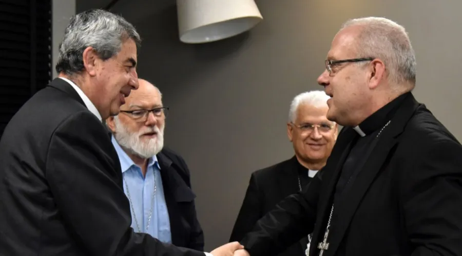 Nuncio Apostólico en Chile, Mons. Alberto Ortega. Crédito: Conferencia Episcopal de Chile.