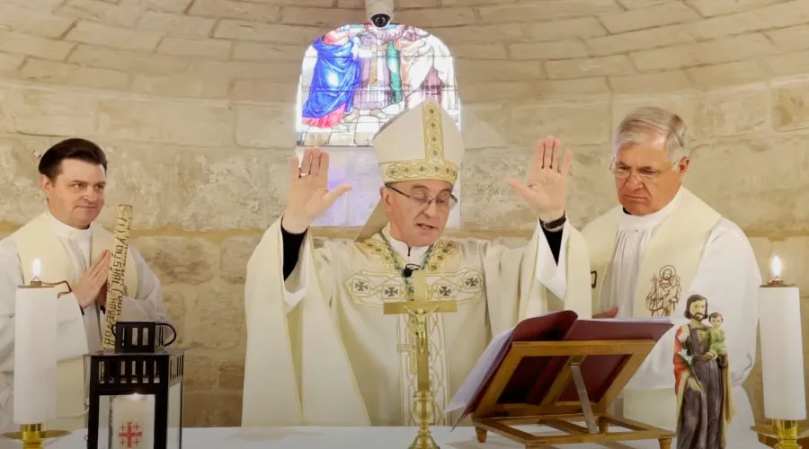 El Nuncio en Israel preside la Misa en el día de San José. Crédito: Centro Magdala?w=200&h=150