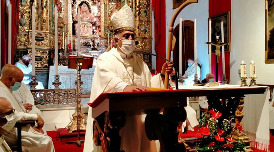 Mons. Bernardo Álvarez, Obispo de Tenerife. Crédito: Nivariense Digital.