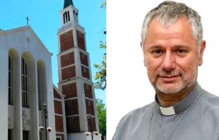 Catedral de Talca y Mons. Galo Fernu00e1ndez. Cru00e9dito: Iglesia.cl 