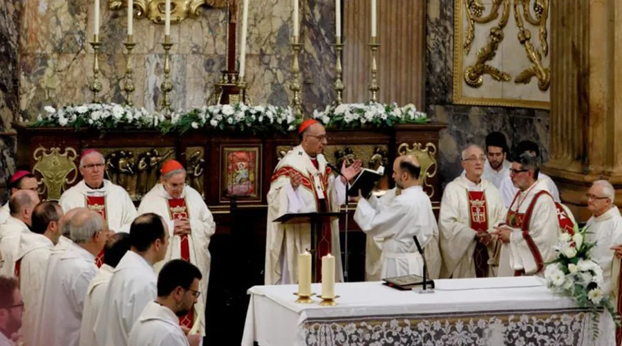 Cardenal Juan José Omella, Arzobispo de Barcelona (España) en la celebración de la Virgen de la Merced. Crédito: Twitter Archidiócesis de Barcelona. ?w=200&h=150