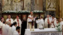 Cardenal Juan José Omella, Arzobispo de Barcelona (España) en la celebración de la Virgen de la Merced. Crédito: Twitter Archidiócesis de Barcelona. 