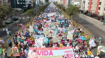 Marcha por la Vida en Perú / Crédito: Eduardo Berdejo - ACI Prensa