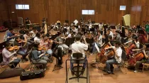Ensayo de la Orquesta Sinfónica Nacional Juvenil Bicentenario / Foto: Gran Teatro Nacional