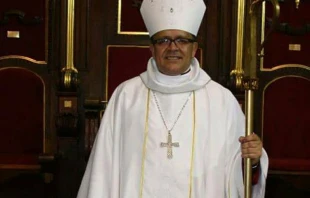 Mons. Luis Enrique Rojas Ruiz. Cru00e9dito: Arquidiu00f3cesis de Mu00e9rida 