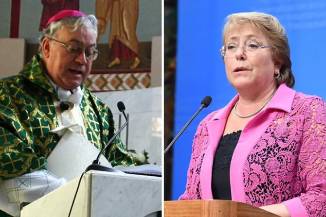 Obispo lamenta agravio y falta de rigor en dichos de Bachelet contra Iglesia