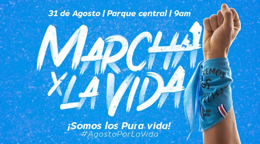 Invitación a la Marcha por la Vida de Costa Rica 2019 / Crédito: Despierta Costa Rica