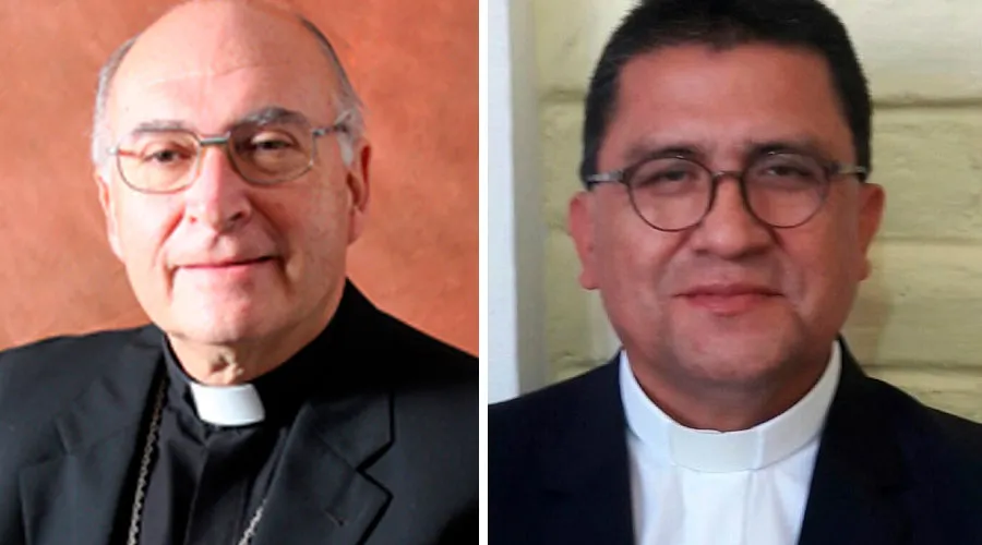 Mons. Julio Parrilla Díaz (izquierda) y Mons. Gerardo Nieves (derecha) / Crédito: CEE y Vicariato Apostólico de Acuarico