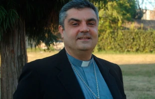 Mons. Marcelo Juliu00e1n Margni. Cru00e9dito: Diu00f3cesis de Quilmes 