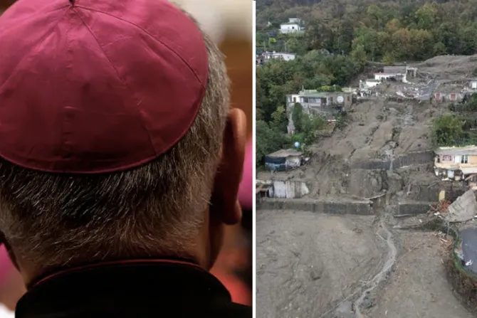 Obispo llama a la solidaridad ante terrible desastre natural en Italia