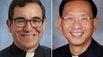 P. Felipe Pulido y P. Michael Pham, obispos auxiliares electos de San Diego. Crédito: USCCB