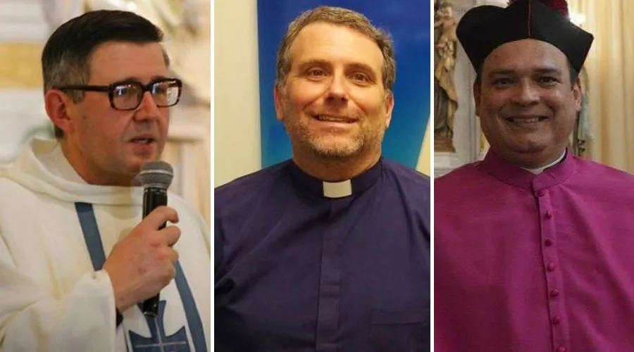 Los tres nuevos Obispos Auxiliares de Argentina y de Costa Rica. Foto: Arquidiócesis de Buenos Aires y de San José?w=200&h=150