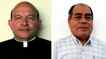 P. Carlos Curiel (izquierda) y P. Juan Gómez (derecha) / Crédito: Conferencia Episcopal Boliviana