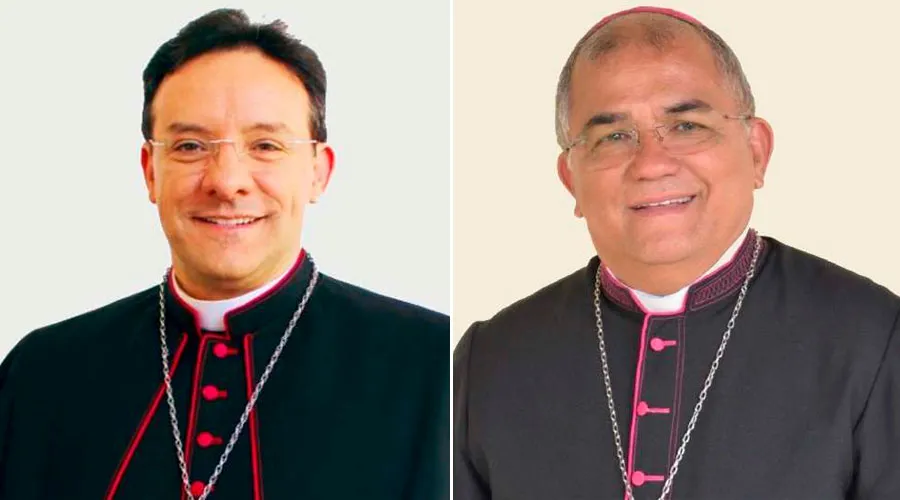 Mons. Leomar Brustolin y Mons. Gilberto Pastana. Créditos: Arquidiocese de Porto Alegre / Diocese do Crato