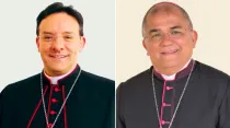 Mons. Leomar Brustolin y Mons. Gilberto Pastana. Créditos: Arquidiocese de Porto Alegre / Diocese do Crato