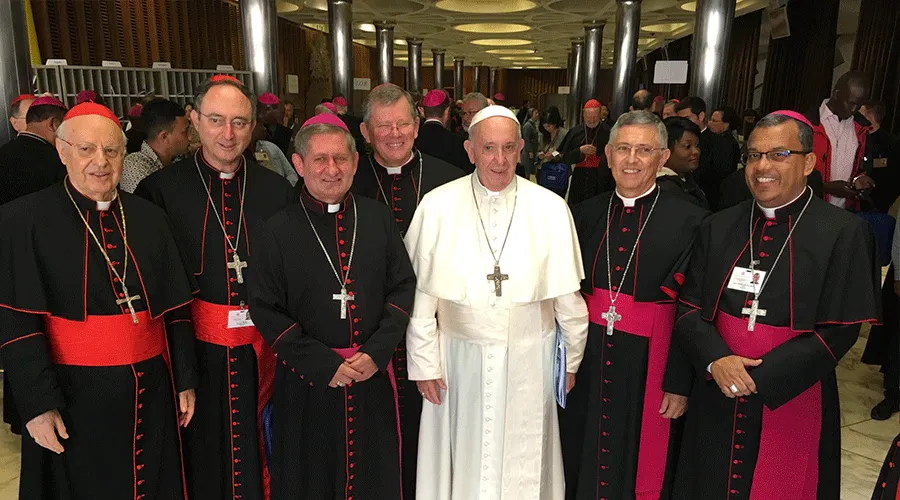 Obispos brasileños junto al Papa Francisco / Crédito: CNBB?w=200&h=150