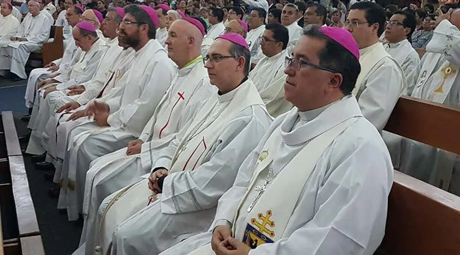 Obispos durante la Asamblea General Ordinaria del CELAM / Foto: Facebook Comunicación CELAM?w=200&h=150