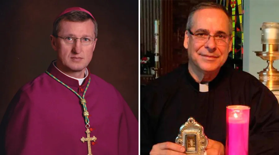 Mons. Peter Joseph Hundt (izquierda) y P. Guy Desrochers (derecha) / Crédito: Arquidiócesis de Toronto y cortesía de The Catholic Register