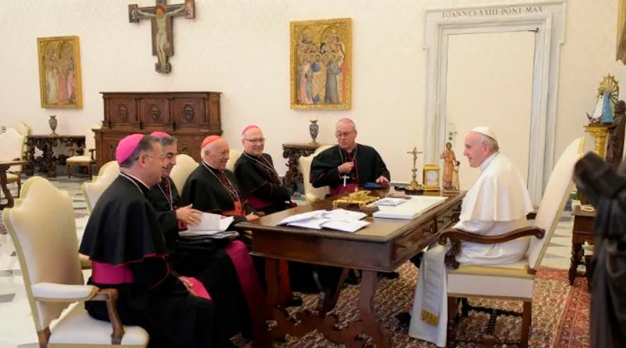 Obispos de Chile en audiencia con Papa Francisco / Foto: Conferencia Episcopal de Chile - Vatican Media