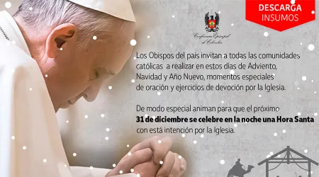 Obispos de Colombia animan a orar por la Iglesia en Adviento, Navidad y Año Nuevo
