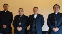 Nuevo Consejo de Presidencia de la Conferencia Episcopal Ecuatoriana (CEE). Crédito: Sitio web de la CEE. 