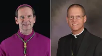 Mons. Michael Burbidge y Mons. Paul Etienne / Fotografías: Diócesis de Arlington y Arquidiócesis de Anchorage