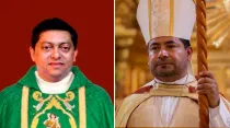Mons. José Luis Canto Sosa (izquierda) y Mons. Jorge Cuapio Bautista (derecha) / Crédito: CEM