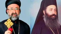 Obispos ortodoxos: Gregorios Yohanna Ibrahim y Boulos al-Yazigi