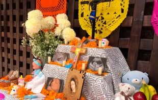 La ofrenda del Du00eda de Muertos de Pasos por la Vida. Cru00e9dito: Pasos por la Vida 