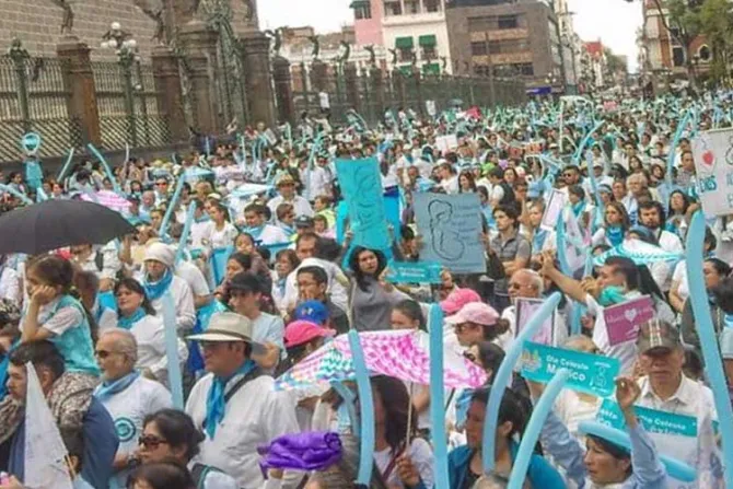 Ola Celeste México: Casi un millón marcha en defensa de la vida y la familia