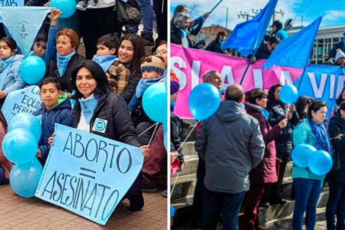 La “Ola Celeste” se manifiesta por la vida en el sur de Chile [FOTOS]