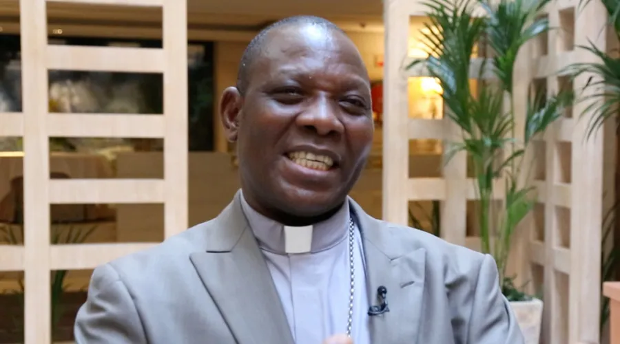 Mons. Dashe Doeme, Obispo de Maiduguri (Nigeria). Foto Alan Holdren / ACI Prensa