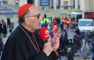 Cardenal Juan Josu00e9 Omella. Cru00e9dito: Alan Koppschall / EWTN Vaticano 